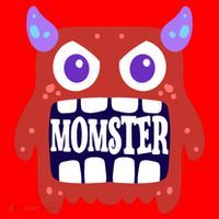 Momster Funny Spooky Halloween Santa Hat thumb 1