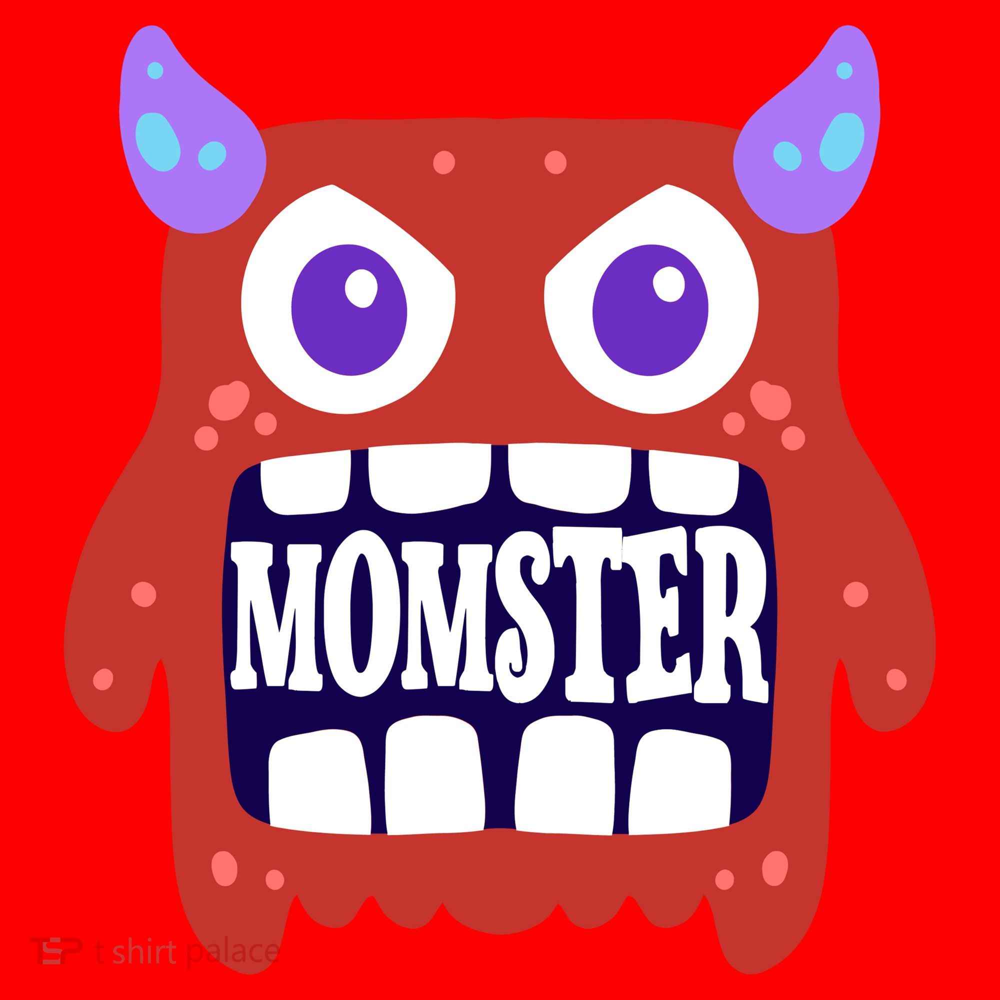 Momster Funny Spooky Halloween Santa Hat
