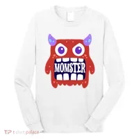 Momster Funny Spooky Halloween Long Sleeve Shirt thumb 0
