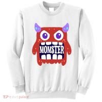 Momster Funny Spooky Halloween Sweatshirt thumb 0