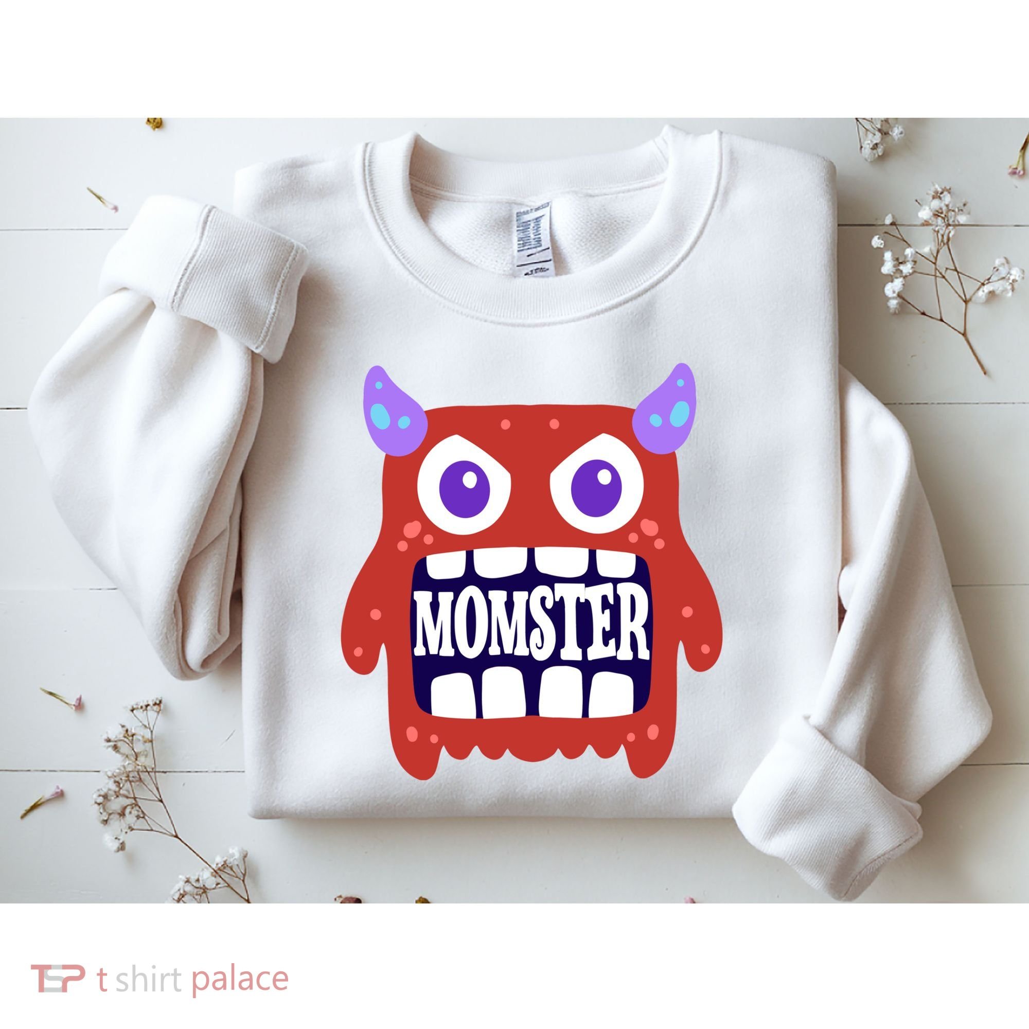 Momster Funny Spooky Halloween Sweatshirt