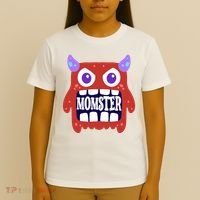 Momster Funny Spooky Halloween T-Shirt thumb 4