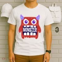 Momster Funny Spooky Halloween T-Shirt thumb 6