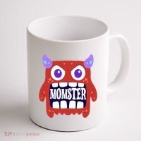 Momster Funny Spooky Halloween Coffee Mug thumb 1
