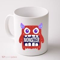 Momster Funny Spooky Halloween Coffee Mug thumb 0