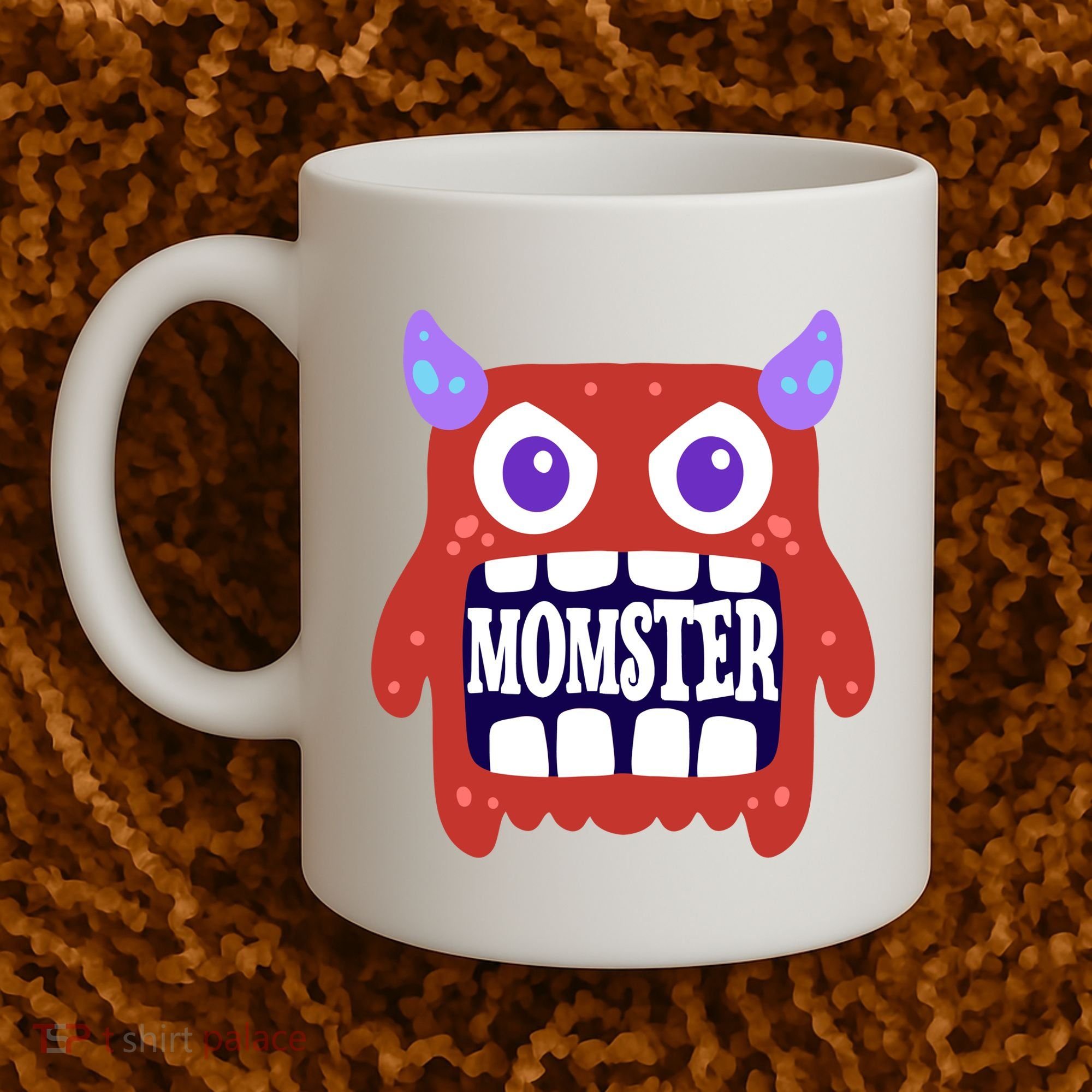 Momster Funny Spooky Halloween Coffee Mug