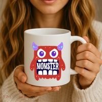 Momster Funny Spooky Halloween Coffee Mug thumb 3