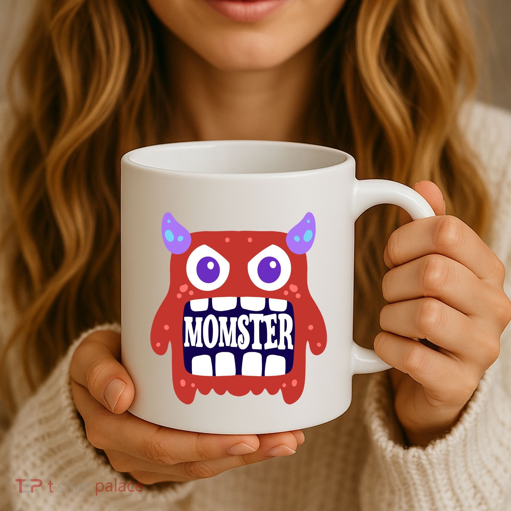 Momster Funny Spooky Halloween Coffee Mug