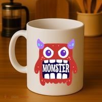 Momster Funny Spooky Halloween Coffee Mug thumb 4