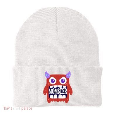 Momster Funny Spooky Halloween Beanie