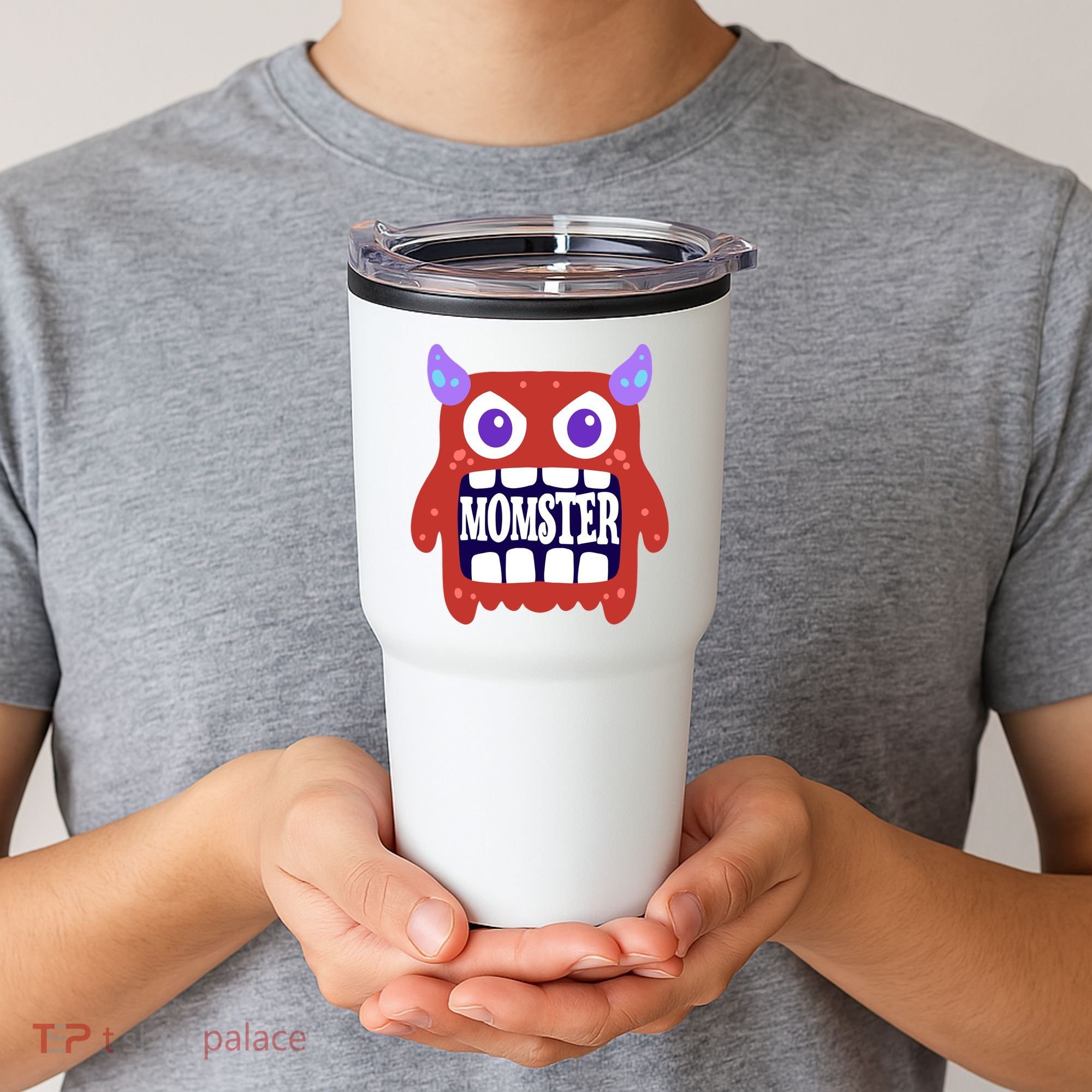 Momster Funny Spooky Halloween Tumbler