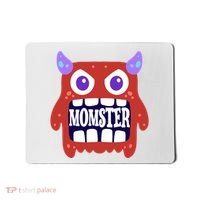 Momster Funny Spooky Halloween Mousepad thumb 0