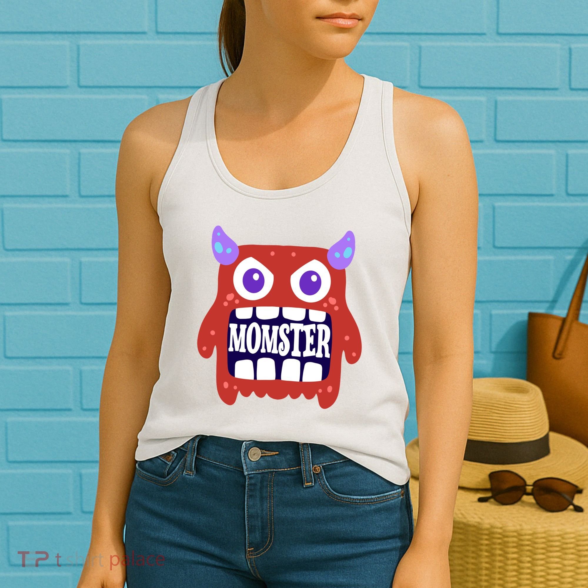 Momster Funny Spooky Halloween Women's Tank Top