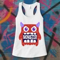 Momster Funny Spooky Halloween Women's Tank Top thumb 3