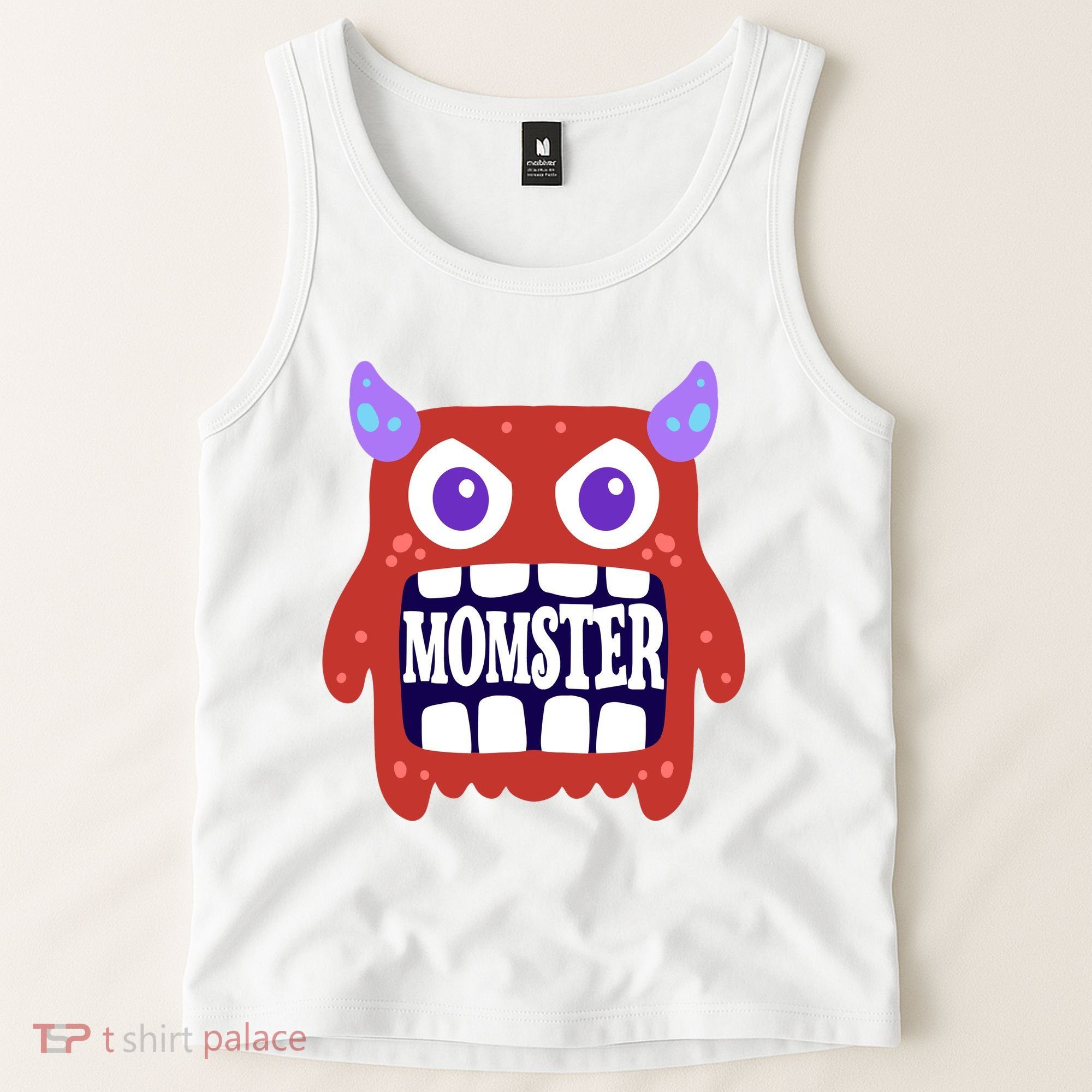 Momster Funny Spooky Halloween Tank Top
