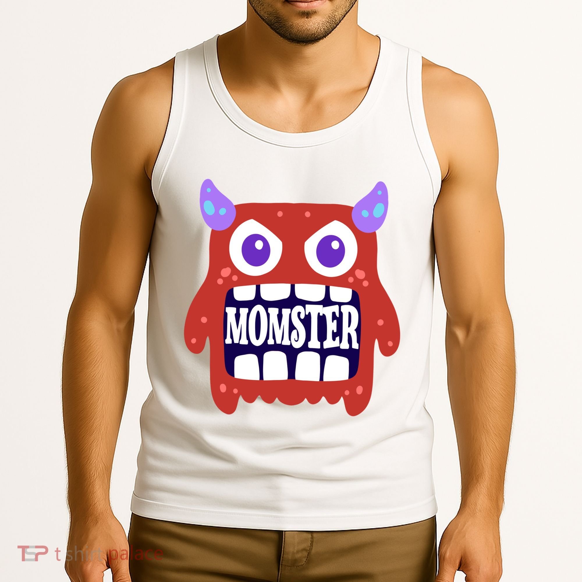 Momster Funny Spooky Halloween Tank Top
