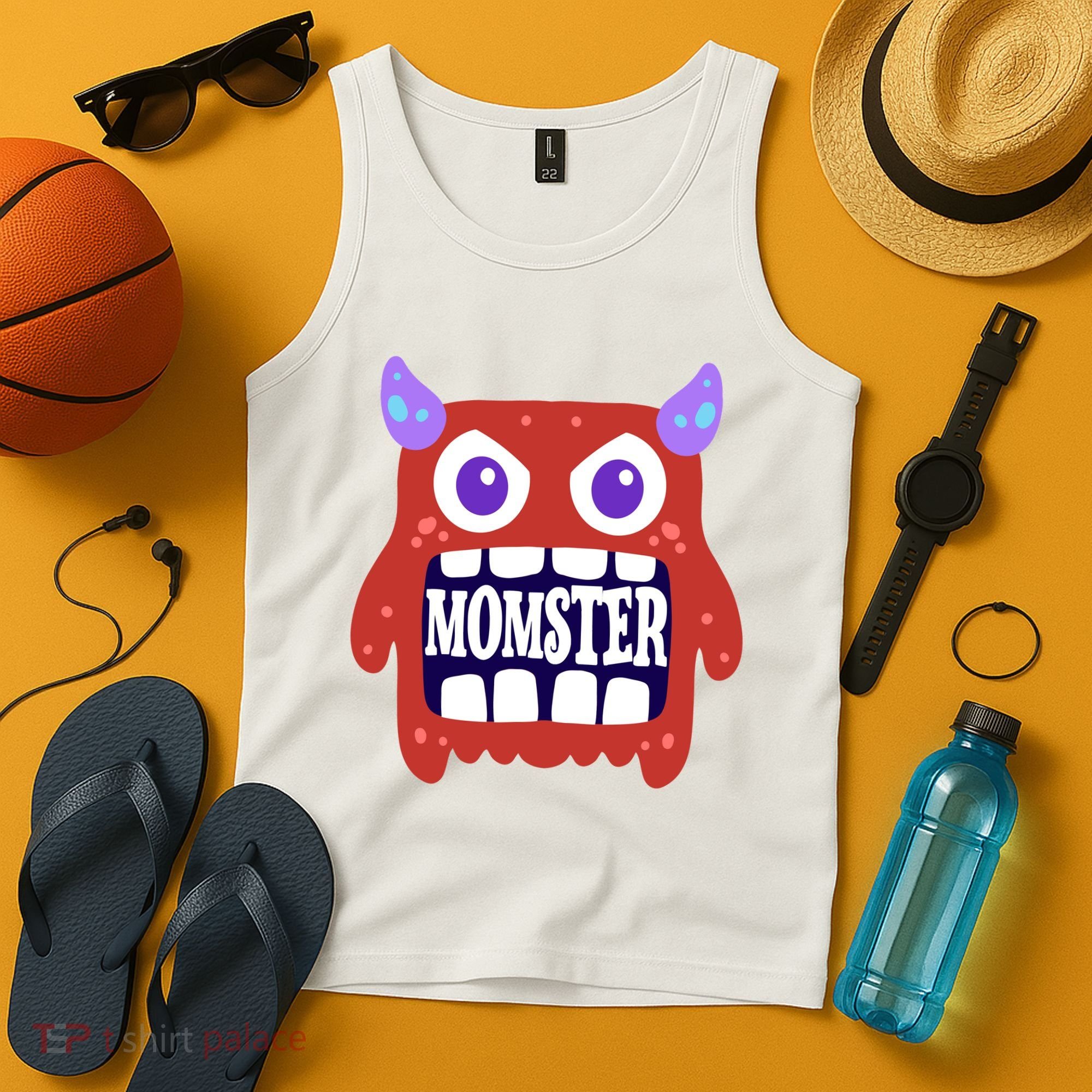 Momster Funny Spooky Halloween Tank Top