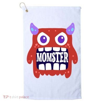 Momster Funny Spooky Halloween Golf Towel