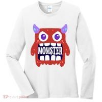 Momster Funny Spooky Halloween Women's Long Sleeve Shirt thumb 0