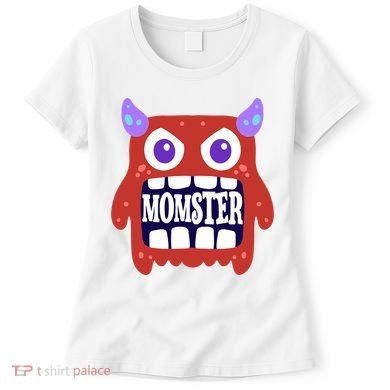 Momster Funny Spooky Halloween Women's T-Shirt