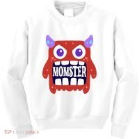 Momster Funny Spooky Halloween Kids Sweatshirt thumb 0