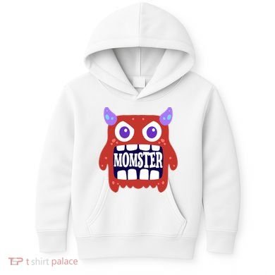 Momster Funny Spooky Halloween Kids Hoodie