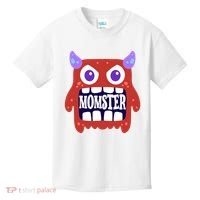 Momster Funny Spooky Halloween Kids T-Shirt thumb 0