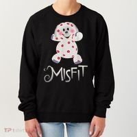 Mis Fit Spotted Elephant Ru Dolph Red Retro Nosed Christmas Women's Sweatshirt thumb 0
