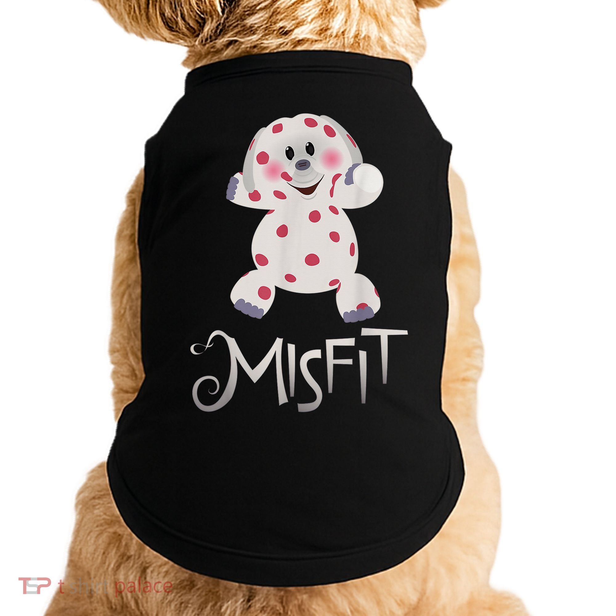 Mis Fit Spotted Elephant Ru Dolph Red Retro Nosed Christmas Doggie Tank
