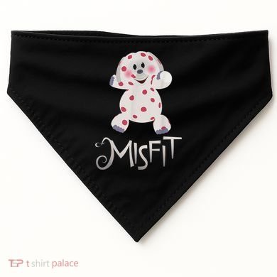 Mis Fit Spotted Elephant Ru Dolph Red Retro Nosed Christmas USA-Made Doggie Bandana