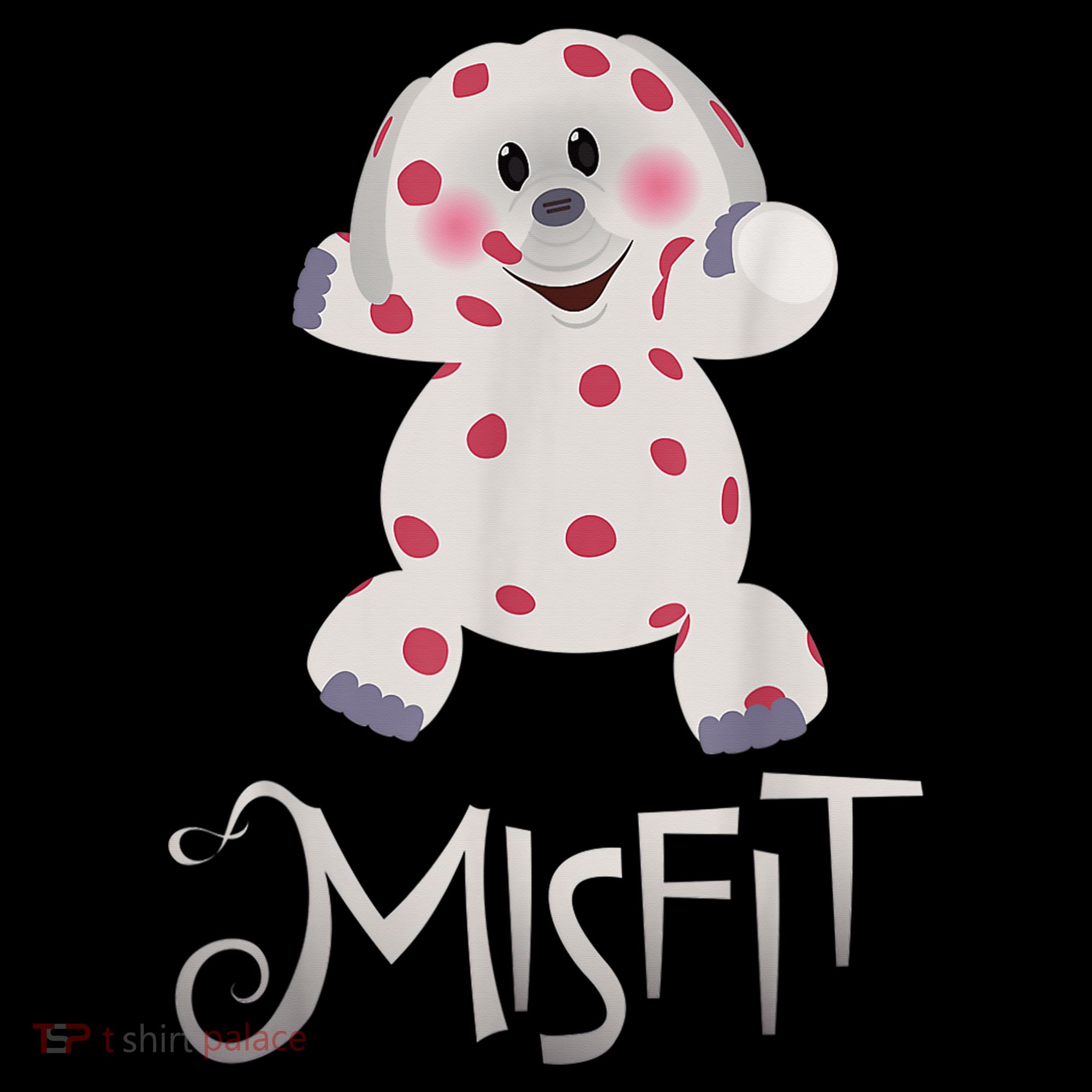 Mis Fit Spotted Elephant Ru Dolph Red Retro Nosed Christmas Women's Hoodie