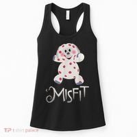 Mis Fit Spotted Elephant Ru Dolph Red Retro Nosed Christmas Women's Tank Top thumb 0