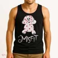 Mis Fit Spotted Elephant Ru Dolph Red Retro Nosed Christmas Tank Top thumb 3