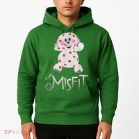 Mis Fit Spotted Elephant Ru Dolph Red Retro Nosed Christmas Hoodie thumb 2