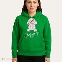 Mis Fit Spotted Elephant Ru Dolph Red Retro Nosed Christmas Hoodie thumb 5