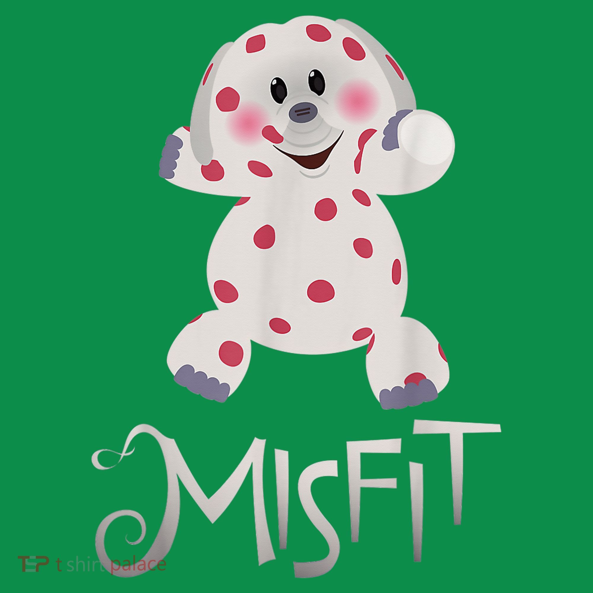 Mis Fit Spotted Elephant Ru Dolph Red Retro Nosed Christmas Long Sleeve Shirt