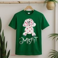 Mis Fit Spotted Elephant Ru Dolph Red Retro Nosed Christmas T-Shirt thumb 2