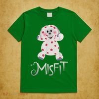 Mis Fit Spotted Elephant Ru Dolph Red Retro Nosed Christmas T-Shirt thumb 5