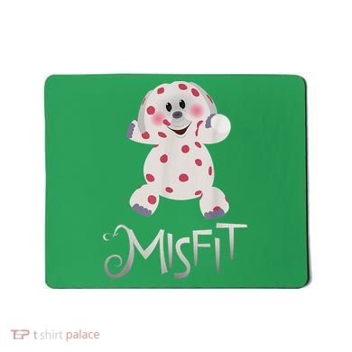 Mis Fit Spotted Elephant Ru Dolph Red Retro Nosed Christmas Mousepad