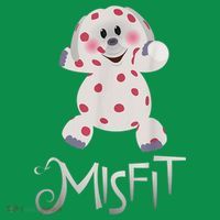 Mis Fit Spotted Elephant Ru Dolph Red Retro Nosed Christmas Kids Long Sleeve Shirt thumb 2