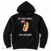 My Farts Smell Like Freedom Funny Patriotic Hoodie thumb 0