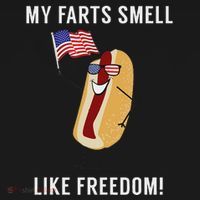 My Farts Smell Like Freedom Funny Patriotic T-Shirt thumb 7