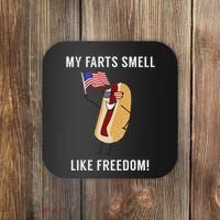 My Farts Smell Like Freedom Funny Patriotic Coaster thumb 0