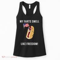 My Farts Smell Like Freedom Funny Patriotic Women's Tank Top thumb 0