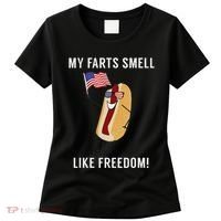 My Farts Smell Like Freedom Funny Patriotic Women's T-Shirt thumb 0