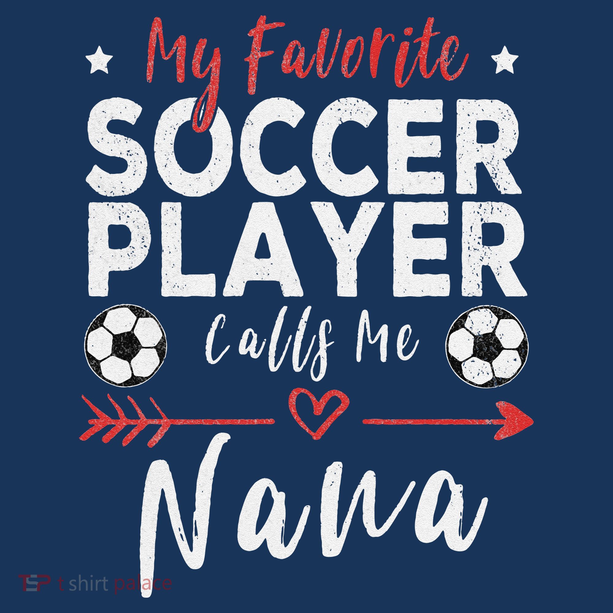 My Favorite Soccer Player Calls Me Nana Soccer Grandma Polo
