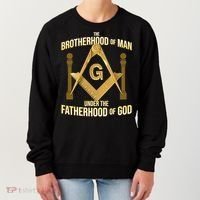 Masonic Fatherhood Square & Compass Freemason Women's Sweatshirt thumb 0