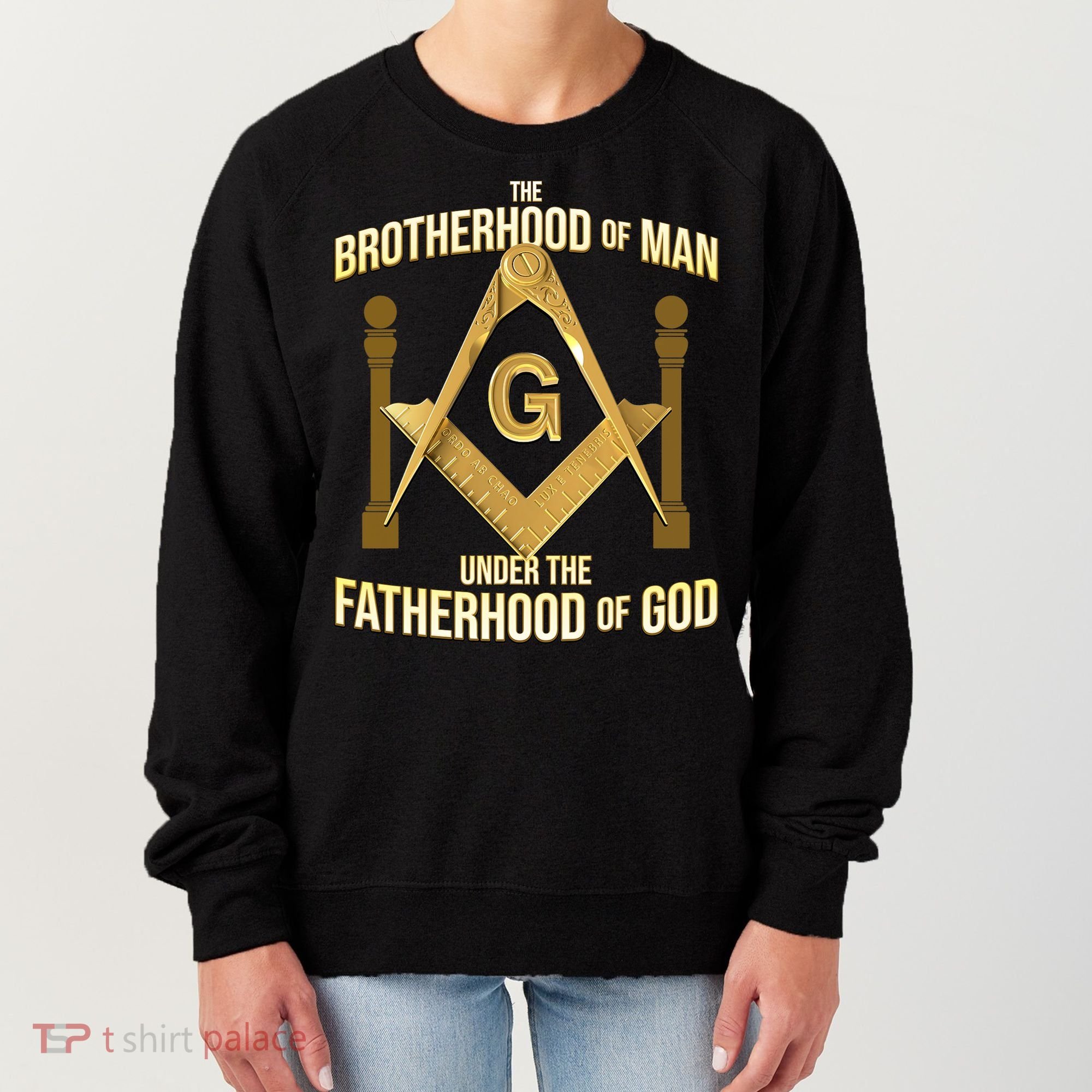 Masonic Fatherhood Square & Compass Freemason Women's Sweatshirt