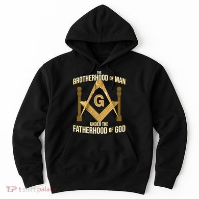 Masonic Fatherhood Square & Compass Freemason Hoodie