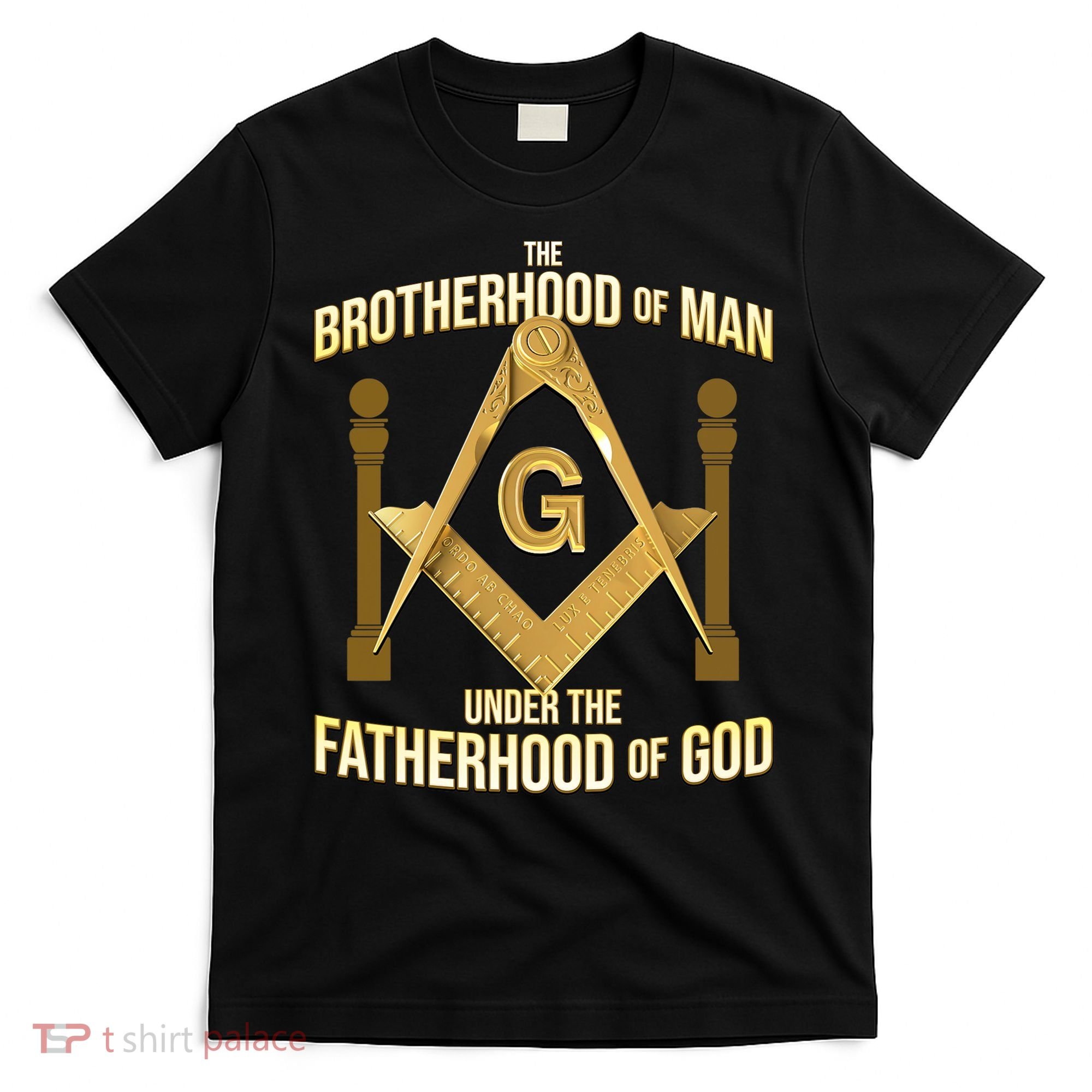 Masonic Fatherhood Square & Compass Freemason T-Shirt